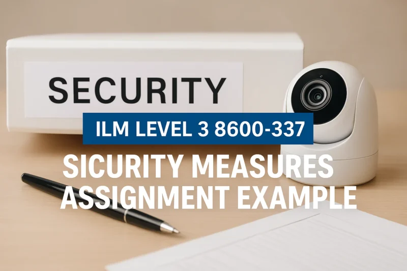 ILM 8600-337 Level 3 Assignment Example: Understanding Security Measures in the Workplace